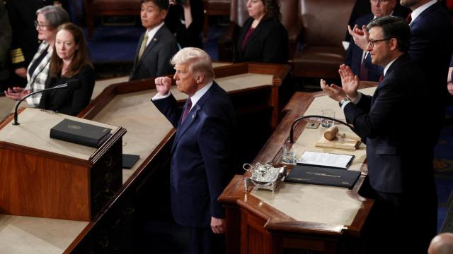 Donald Trump, esta semana en su comparecencia en el Congreso