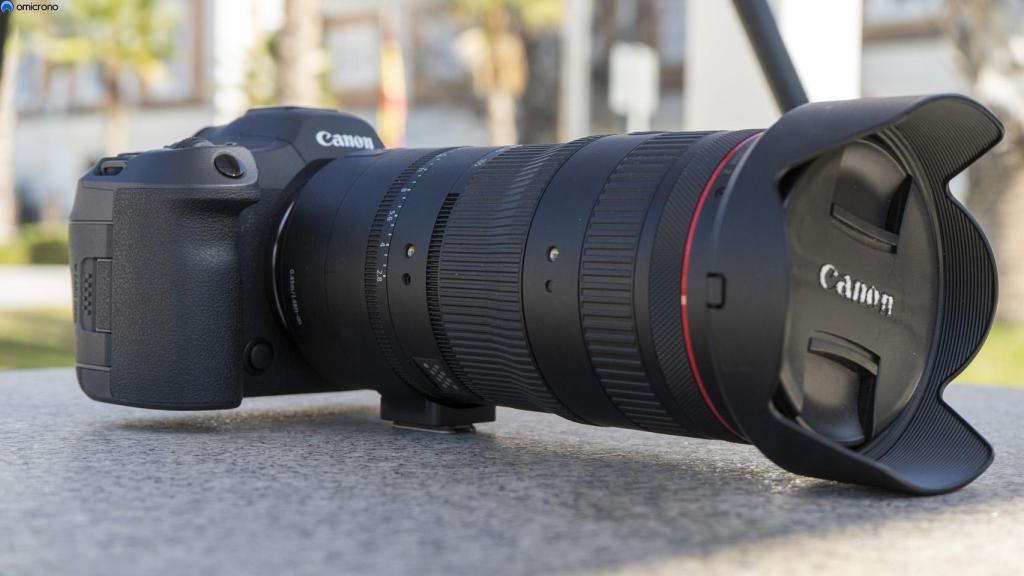 Canon EOS R5 Mk II con el 24-105 F2.8 RF de Canon.