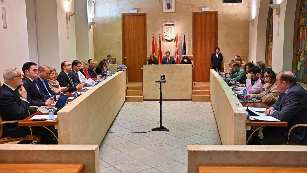 Pleno en el Ayuntamiento de Salamanca