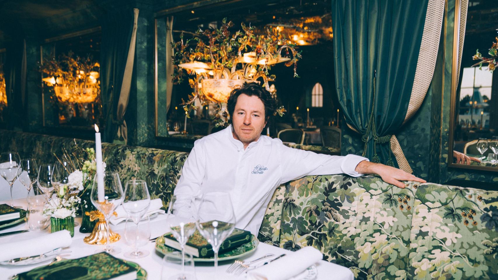 Jean Imbert en el restaurante La Forêt Secrète en Disneyland Paris.