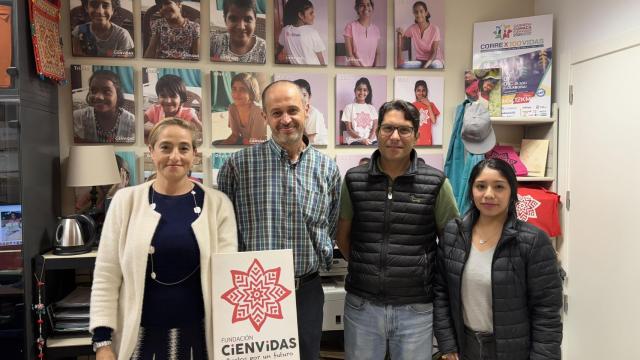 Algunos de los componentes de la Fundación Cienvidas