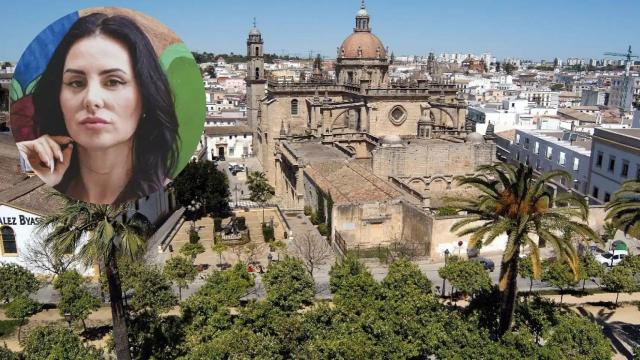 Fotomontaje de BLUPER con Mala Rodríguez y su municipio.