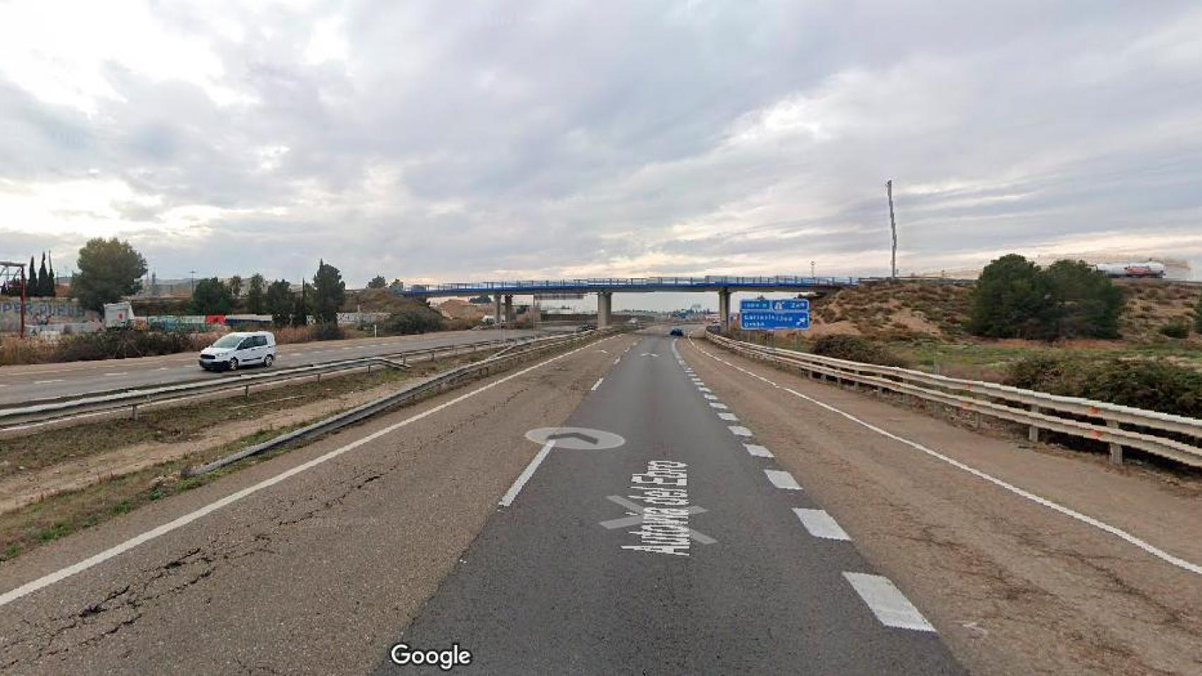 Muere una motorista en un accidente de tráfico en Utebo (Zaragoza)