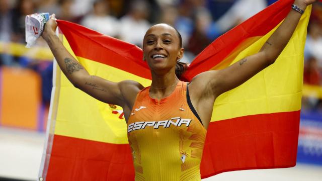 Ana Peleteiro, durante el Europeo de atletismo.