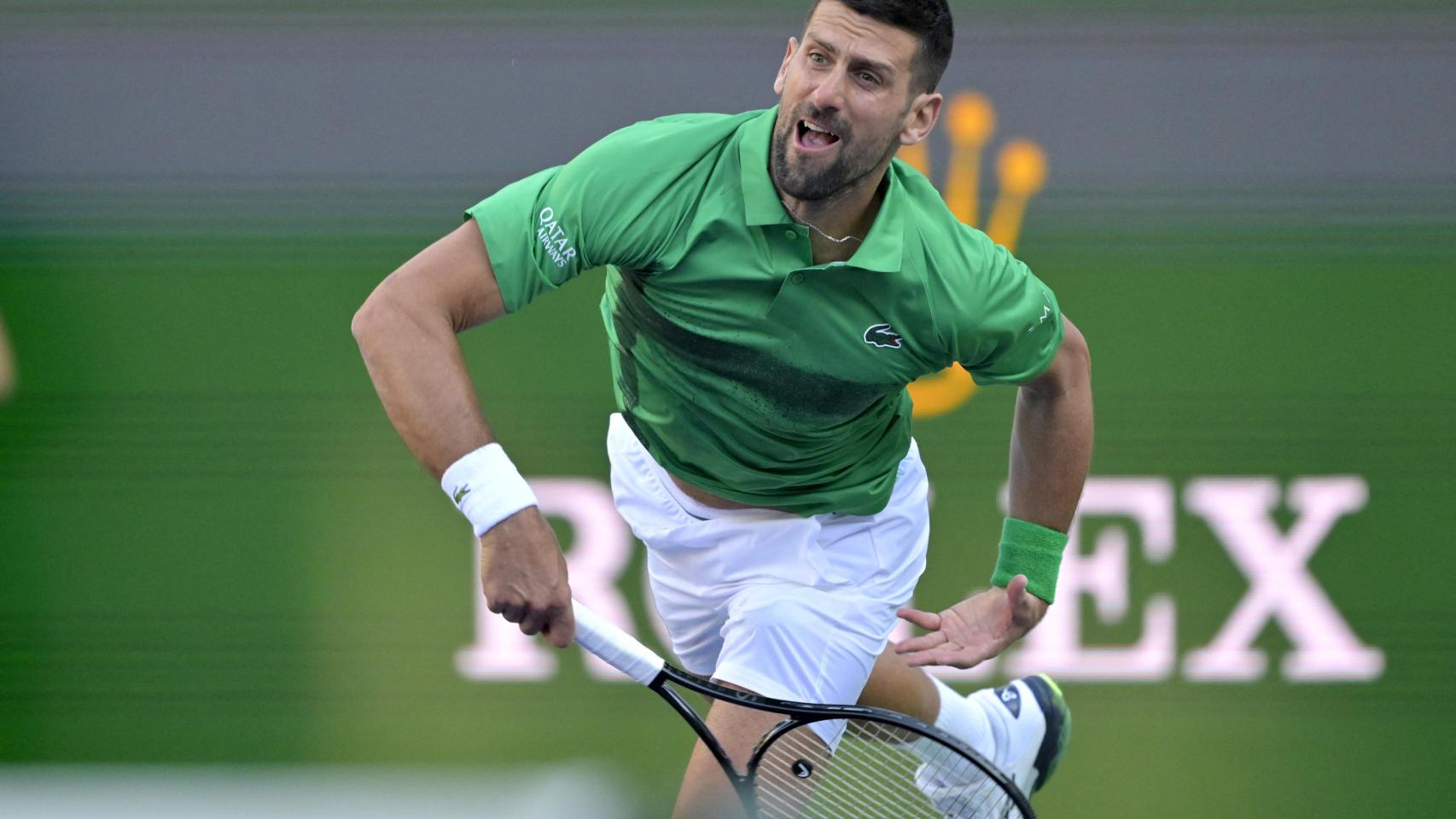 Djokovic se la pega a las primeras de cambio en Indian Wells y cae eliminado ante el último verdugo de Rafa Nadal