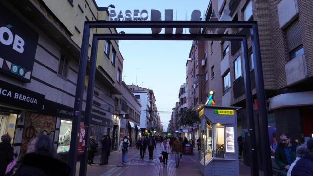 Calle Delicias, en Zaragoza