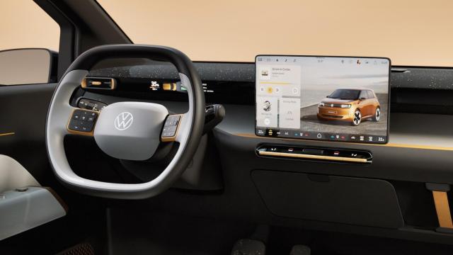 Interior del Volkswagen ID1 EVERY1, 'concept car' que adelanta la vuelta de los botones