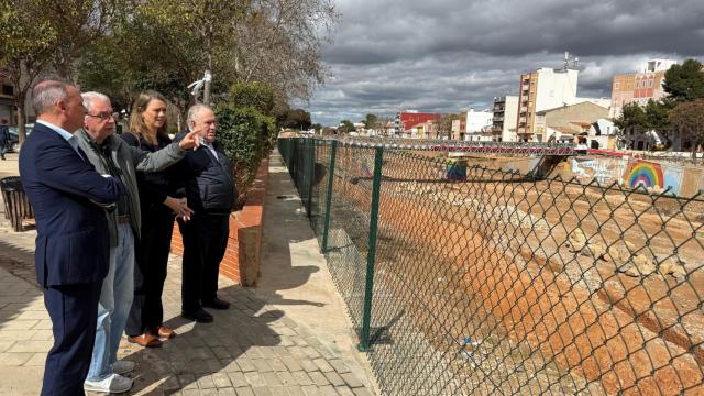 Presidente de la CEV, Salvador Navarro; alcalde de Picanya, Josep Almenar; candidata a la presidencia de CEPYME, Ángela de Miguel y Vicente Alabau, representantes de l´Associació Empresarial de Picanya