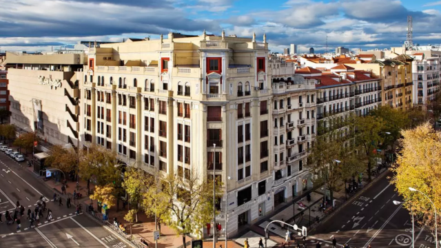 Vista de unos pisos en el barrio de Salamanca.