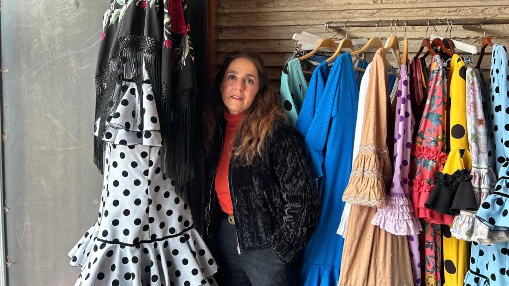 Eva María Pérez, dueña de una tienda de moda de Nervión.