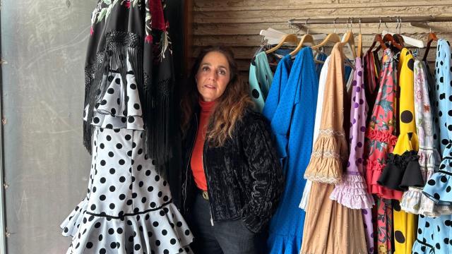 Eva María Pérez, dueña de una tienda de moda de Nervión.