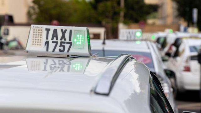 Taxis de Zaragoza, en una imagen de archivo.