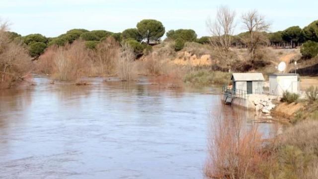 El río Adaja en Valdestillas