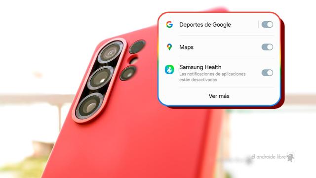 Deportes de Google en un Samsung Galaxy S25