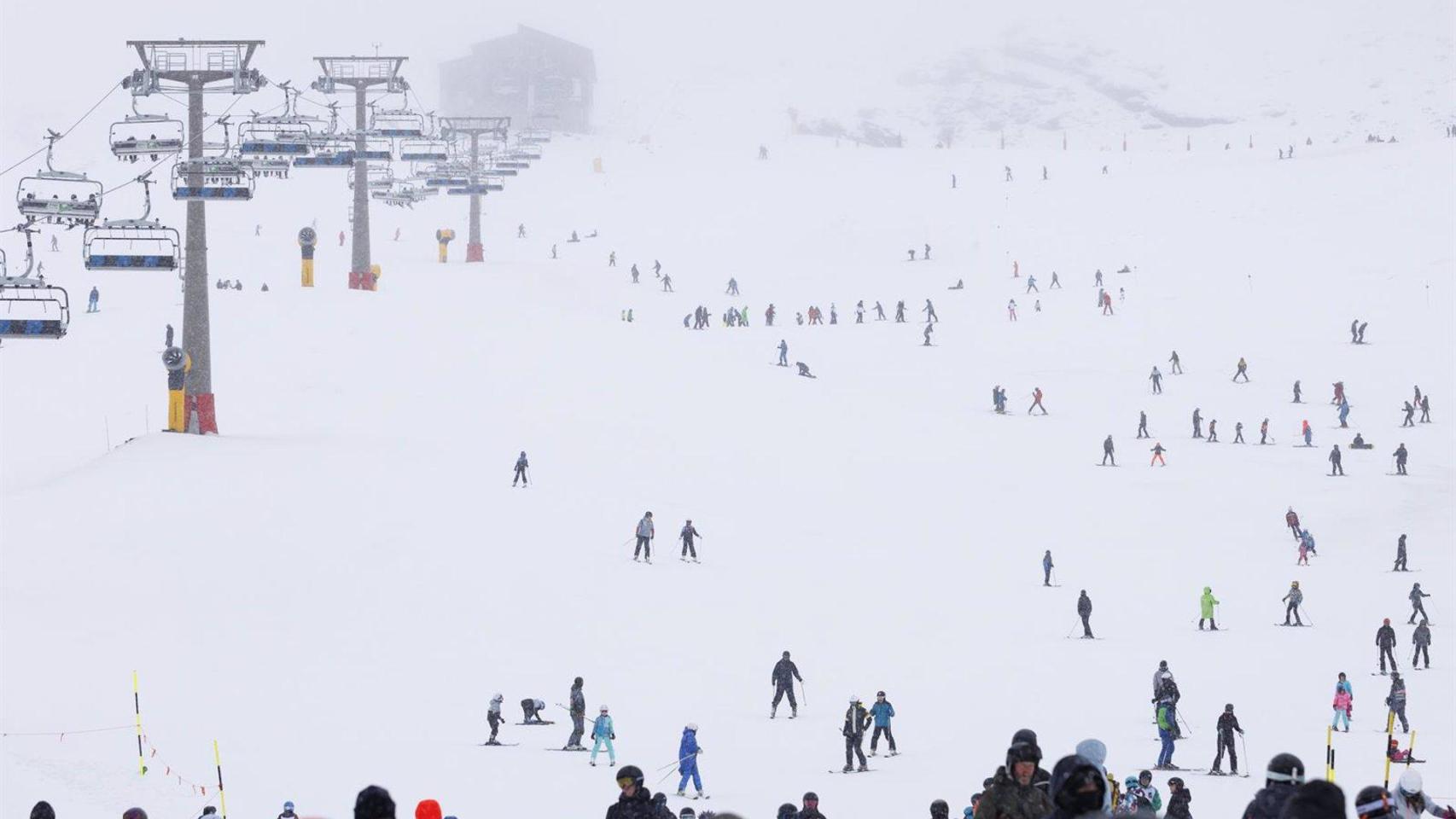 Sierra Nevada registra una avalancha fuera de pista sin que consten personas afectadas