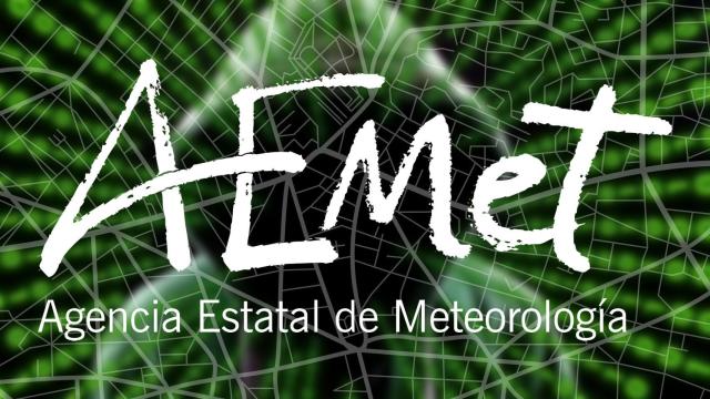 Fotomontaje con el logo de la AEMET.