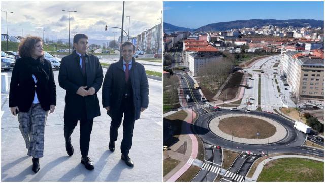 Inauguración del primer tramo de la avenida das Pías