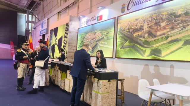 Estand de Ciudad Rodrigo en la Feria de Turismo BTL de Lisboa