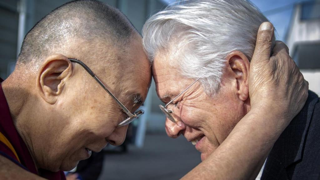 El Dalai Lama y Richard Gere, en Rotterdam 2018.