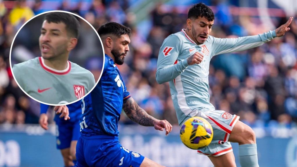 Ángel Correa, durante el partido contra el Getafe