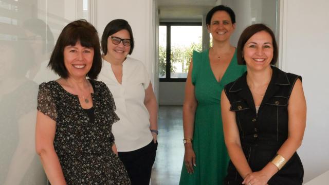 Elizabeth García, Estela Romero, Raquel Gómez e Itziar Español forman el equipo de Beka Healthcare.