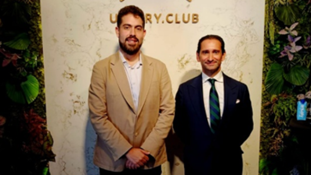 Omar El Founti (CEO de Global Racket) y  Manuel Márquez (director general de Uppery Club).