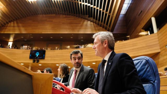 Rueda, en el pleno del Parlamento