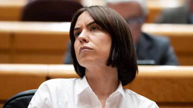 Diana Morant, durante una sesión de control en el Senado. Diego Radamés / Europa Press