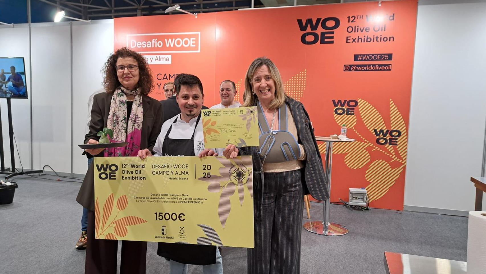 El chef Víctor Comín gana el concurso Desafío Wooe Campo y Alma 2025 de Castilla-La Mancha