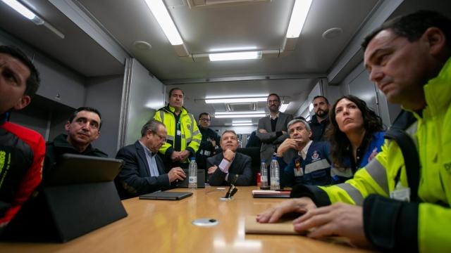 Reunión del Centro de Coordinación Operativa (CECOP) en Escalona (Toledo). Foto: JCCM.