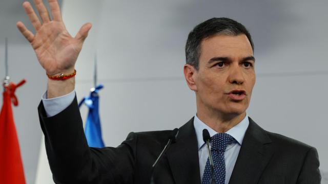 El presidente del Gobierno, Pedro Sánchez, este jueves.