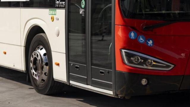 Un autobús urbano de Barcelona.