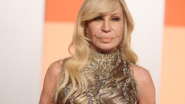 Donatella Versace, en una foto de archivo.