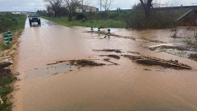 El arroyo Jondo, a su paso por Lora del Río.