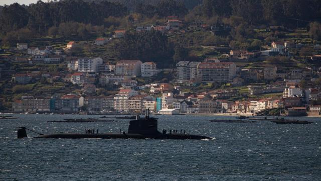 Atraca en Marín (Pontevedra) el moderno submarino de la Armada que está generando gran expectación