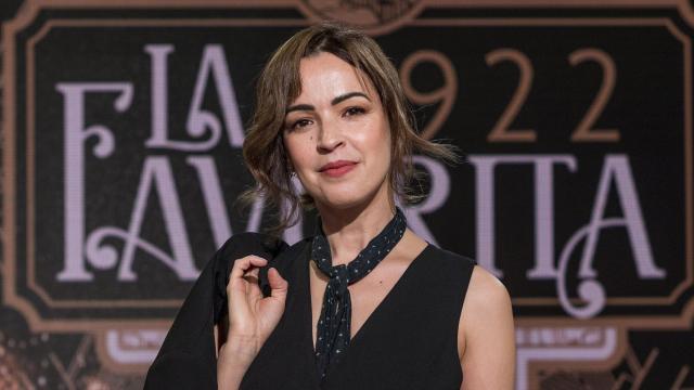 Verónica Sánchez en la presentación de 'La Favorita 1922'.