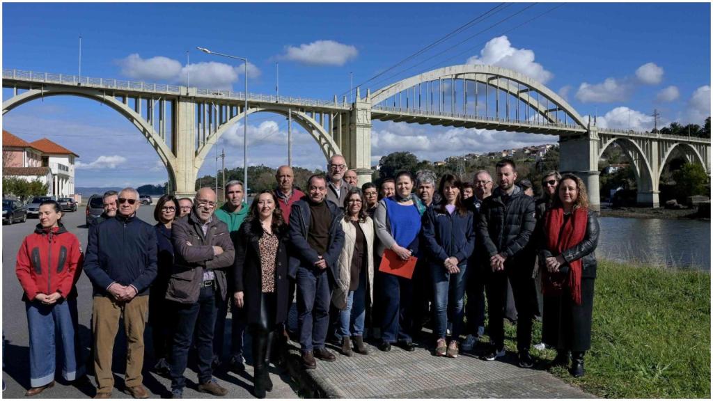 Visita de la Xunta al puente del Pedrido este sábado