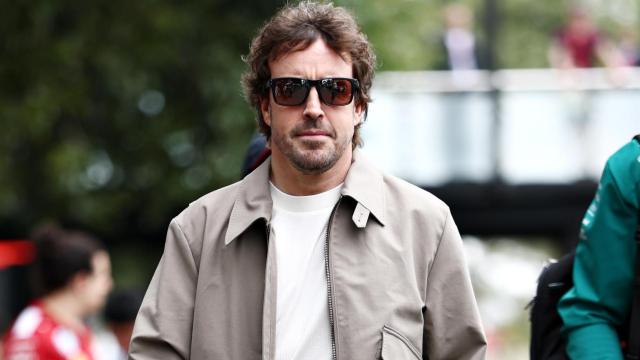 Fernando Alonso, en su llegada a Albert Park