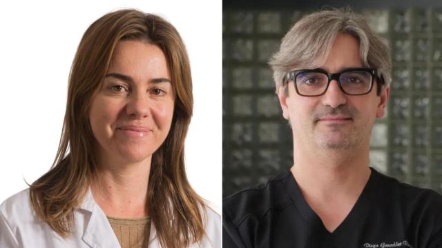 Los doctores coruñeses Julia Rodríguez Fernández y Diego González Rivas.