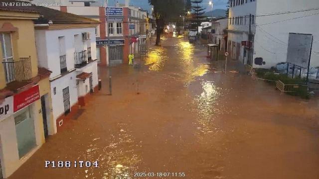 Así está Campanillas.