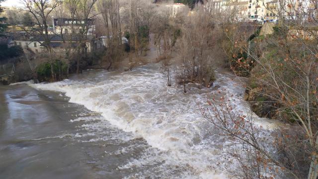 Imagen del río Júcar a su paso por Cuenca.