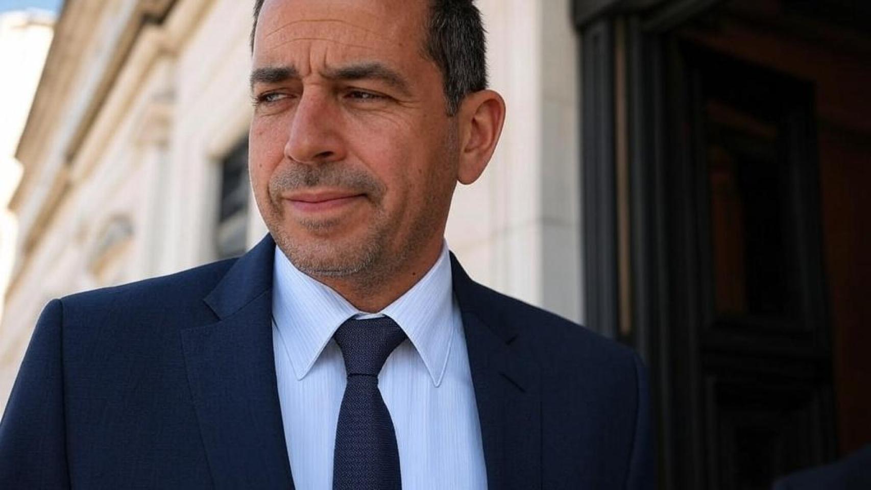 Imagen de archivo. Hombre entrando al Juzgado.