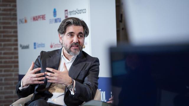 Ignacio Juliá, consejero delegado de Santander España, durante su intervención en el V Observatorio de las Finanzas de EL ESPAÑOL-Invertia.