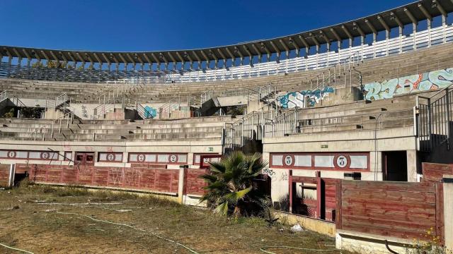 El interior de la plaza de toros de Getafe.