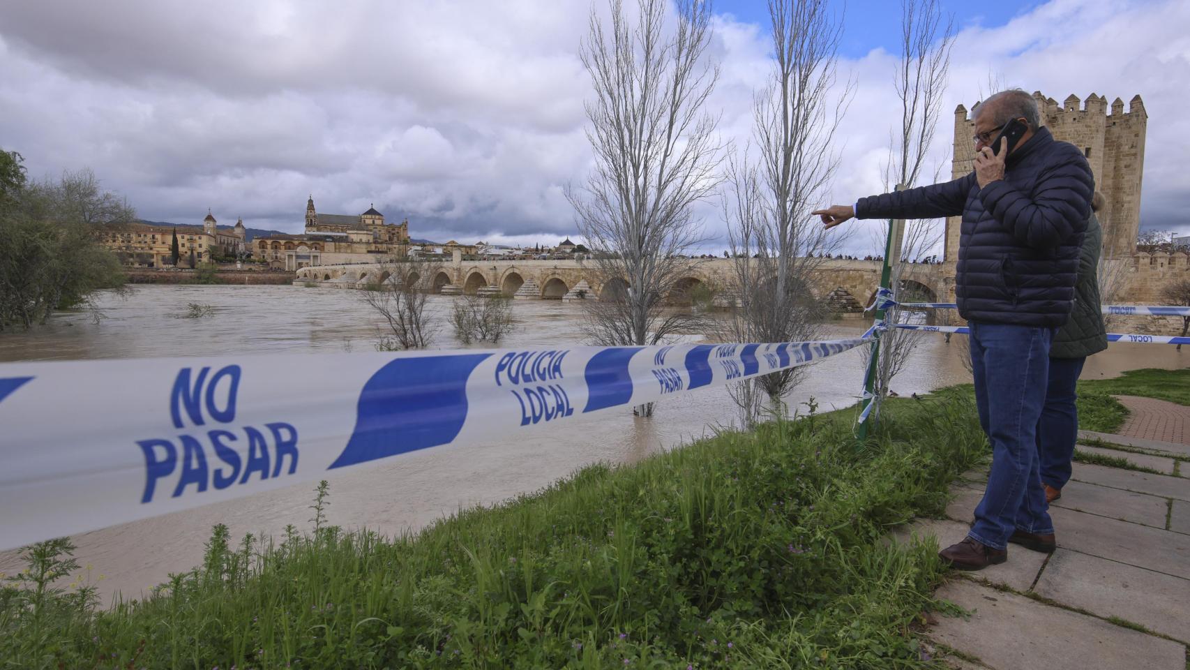 Tercer muerto por las intensas lluvias en Andalucía: encuentran el cadáver de un hombre junto a un río en Córdoba