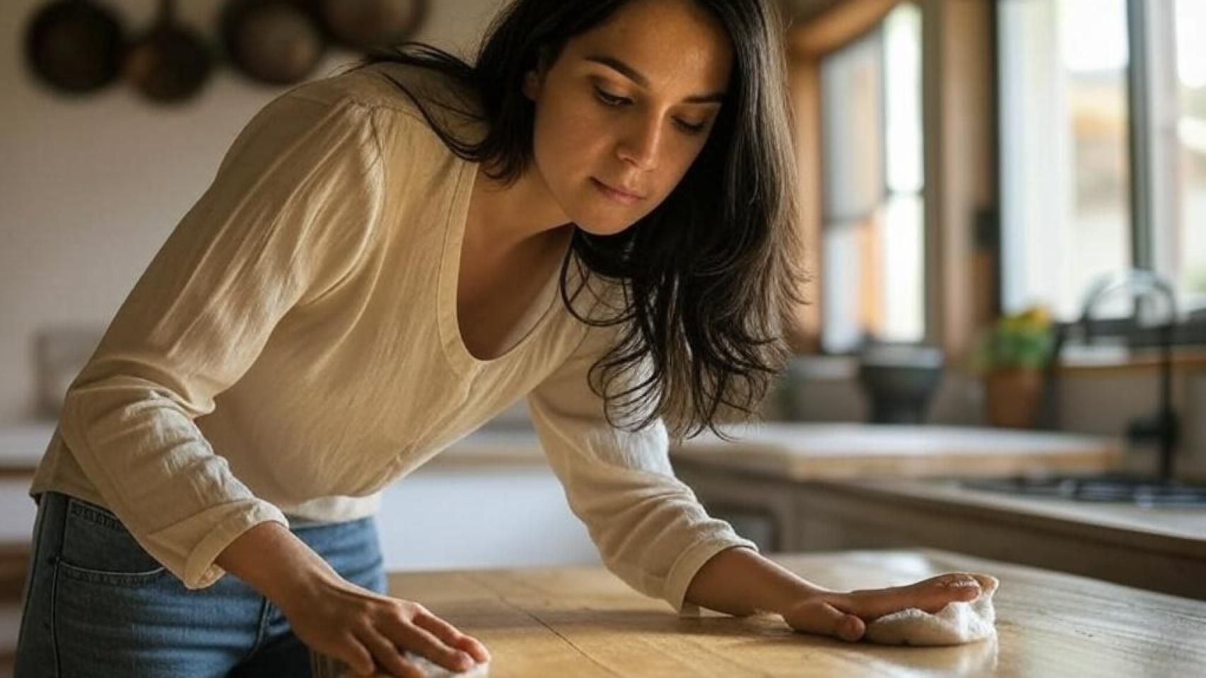 Imagen de un ama de casa.