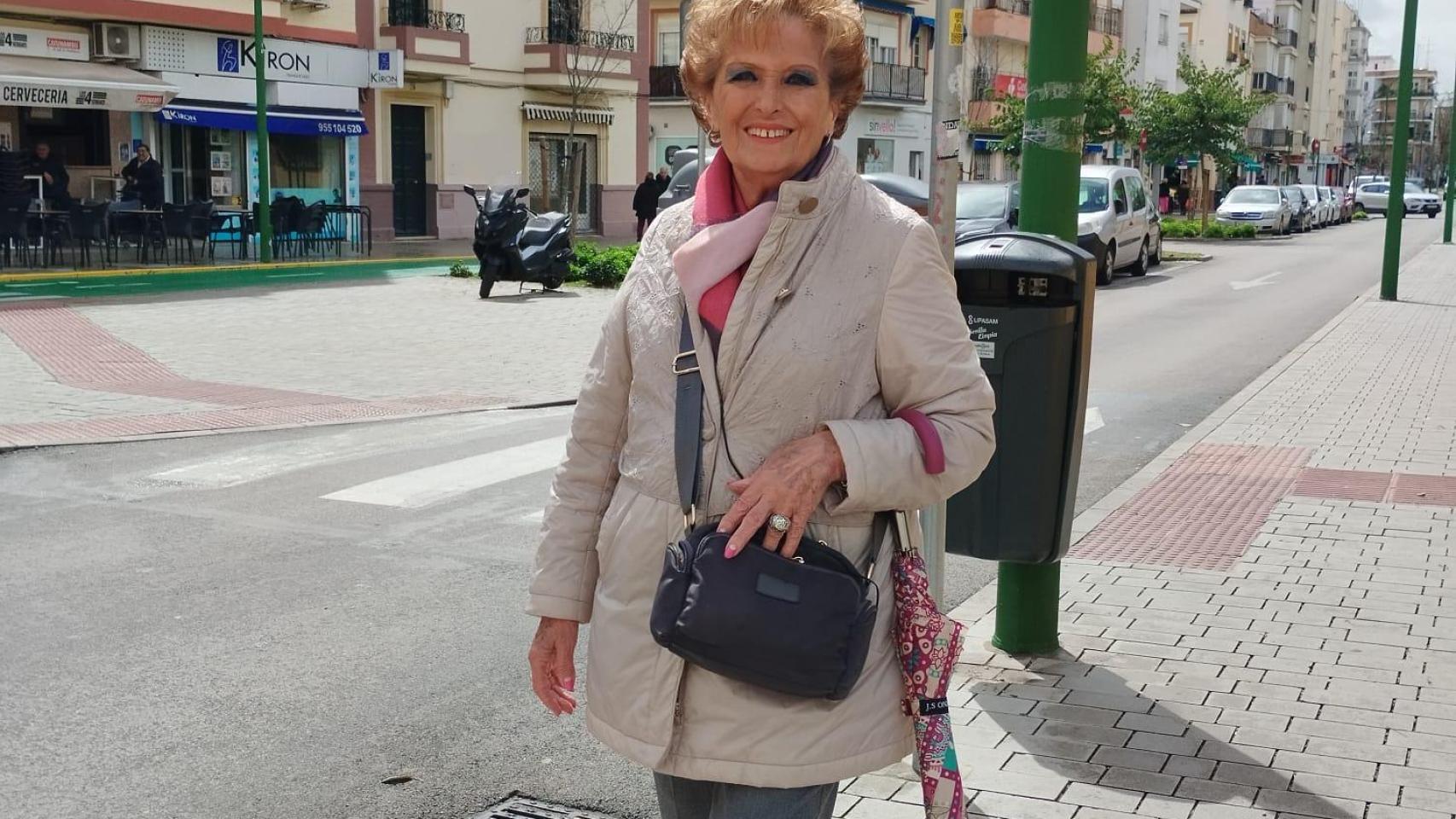 Pepi Sobrá, vecina de Pío XII, orgullosa de su barrio.