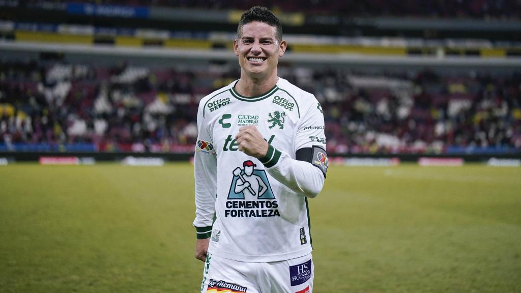 James Rodríguez, con el Club León.