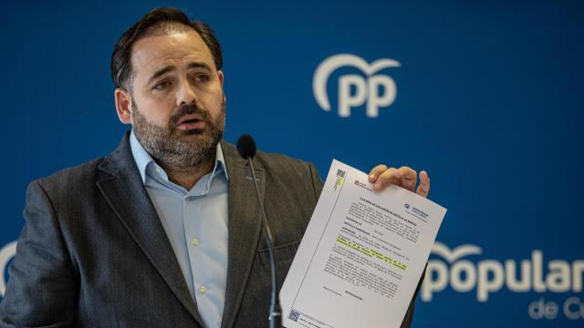 Paco Núñez, este sábado en Cuenca durante un acto del PP.