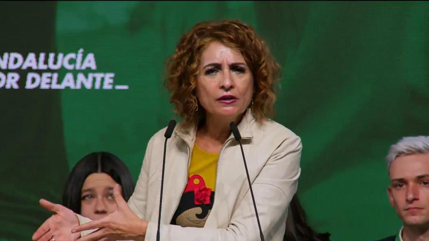 Montero: "Andalucía se levantó para reclamar el autogobierno que tenían otros, no para parar el deseo ajeno de autogobierno"